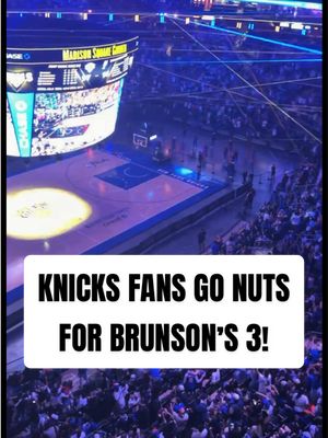 MADISON SQUARE GARDEN IS GOING CRAZY FOR JALEN BRUNSON AND THE KNICKS IN GAME 1 RIGHT NOW   🎉    ##newyorkknicks##knicks##nbafinals##newyork 