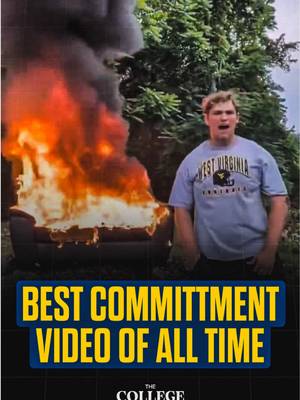Elite WVU energy from Ethan Lawson in one of the greatest commitment videos we’ve ever seen 😭 (🎥 via IG: ethan21605) #westvirginia #wvu #football #cfb #CollegeFootball 