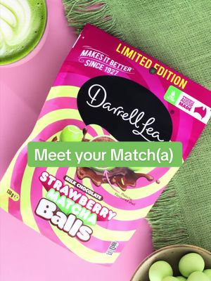 ​Meet your match(a) 💚🍓🍵 New Strawberry Matcha Balls just dropped 👀   #DLMakesItBetter #DarrellLea #Matcha #StrawberryMatcha ​