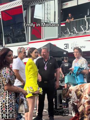 Emily left Paris and Rome for Monaco 👋🇲🇨 #MonacoGP #F1 #MonacoCircuit #EmilyinParis 