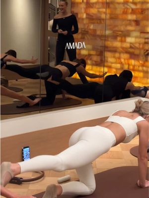 We gathered our community this week for a wellness morning with @Ashlea McKee at our new favourite Pilates spot at The Newman in Fitzrovia, London 🇬🇧 🤍 Who is coming next time? #amadawear