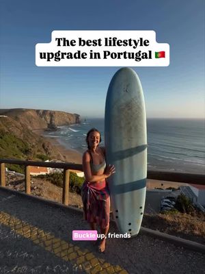 🥂 to living the human experience at a surf camp in Portugal 🏄🏼‍♀️ | gifted There is something so humbling about learning something new as an adult, but less so when you’re learning with other adults. I spent the last week at algarvewatersport learning to surf, surf skate, wakeboard, and testing my minimal SUP skills. The crazy part is that I didn’t know a single other person at the camp before going, but I left with so many new friends. I could go on and on about this experience forever and can’t recommend it enough! 13/10 recommend putting a trip to Lagos for surfing on your short bucket list! And you can use code nikki5 when you book ✨ Maybe I’ll even see you there? 👀
