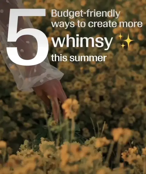 Looking for some whimsy ways to add magic back into your summer? Here's some budget friendly side quest ideas. ✨