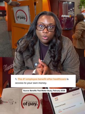 #DailyPayPartner 2/3 of Americans live paycheck to paycheck. 😬 So, what if we just… paid people as they earned it?  That's exactly what @DailyPay does and its a win for both the employee and the business. 🔗 in my bio to learn more.  #DailyPay #OnDemandPay #FutureOfWork #HR PeopleOps Employee Benefits 