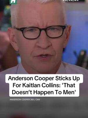 Anderson Cooper dressed down President Donald Trump for his out-of-the-blue personal attack Wednesday on CNN colleague Kaitlan Collins. In the process, he arrived at the essence of Trump’s “completely unwarranted” antics: “That doesn’t happen to men.” Watch the moment above.