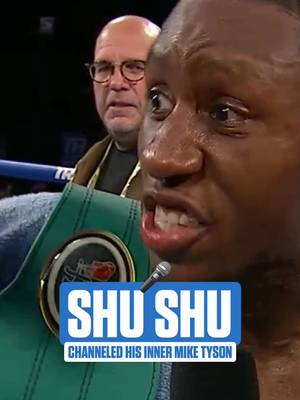 Still one of Shu Shu’s coldest moments 🥶 #trboxing #toprank #boxing #miketyson #victory 