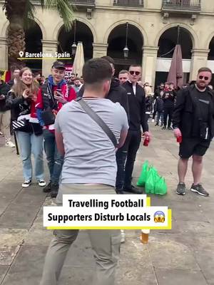 Is this how away fans should behave? 😱 #manuntited #fans #football #awaydays Credit: ViralHog