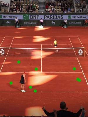 The Chwalinska IQ is amazing 🤯✨#RolandGarros #Sportstiktok #Chwalinska #Tennis #Tennisedit 