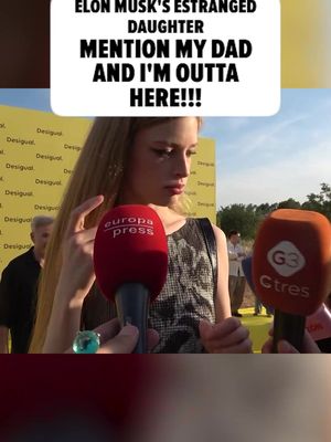 Vivian Wilson's relationship with her famous father Elon Musk is so bad she cringes at the very mention of his name ... journalists in Spain just found out the hard way ... and it's all on video. 🎥: Getty