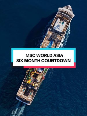 But who’s counting?! Discover #MSCWorldAsia, sailing from Barcelona to the Mediterranean December 2026.