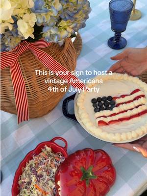 This is your sign to host a vintage Americana 4th of July party 🇺🇸✨ #WayfairCreator comment “Americana” for all the items I used from @Wayfair 🫶🏼 #ad #AmericanSummer #americana #vintageamericana 