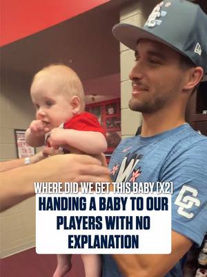 carrying the baby g flame @Chaz McNelis #MLB #surprise #babyfever 