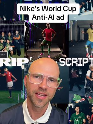 Replying to @M Nike’s new World Cup ad feels like a direct response to the AI backlash in advertising & culture (it’s anti- adidas per usual) and it might strike the right chords outside of sports. Behind the Scenes (BTS) has become the new Anti-AI…& in this sense, it has become the actual ad as well. I think both adi & Nike’s are a bit long, but you only get once every four years so you might as well go for it! Well done.  #worldcup #nike #advertising #marketing 