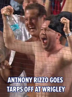 Tarps off Rizzo is a GAME-CHANGER #cubs #anthonyrizzo #MLB #tarpsoff #baseball 