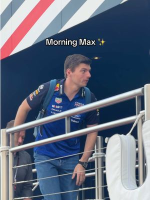First arrival of the morning 😁 #MonacoGP #F1 #MonacoCircuit #MaxVerstappen 