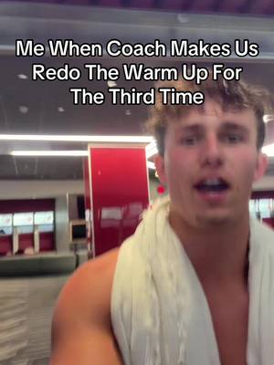 We Do NOT Play About Warm Ups AT ALL 😂  #jakekreulclassic #CollegeFootball #summerworkouts #d1 #highschoolfootball 