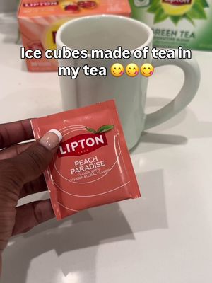 Tea ice cubes 🤯 just when you thought tea couldn’t get any better