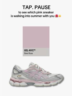 Pause, screenshot, report back 👟💗 #ASICS #SPORTSTYLE #PinkSneakers #SummerWalks