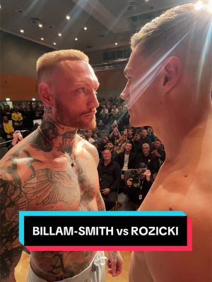 BILLAM-SMITH vs ROZICKI! #ZuffaBoxing07 is LIVE TOMORROW on Sky Sports and Paramount+!