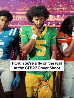 The cover shoot felt like a movie 🎥🍿 #CFB27 #CollegeFootball #Gaming 