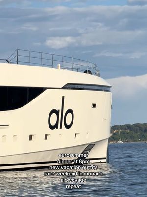 the alo voyage has arrived in monaco 🏎️🤍 #alo #yacht #monaco #eurosummer 