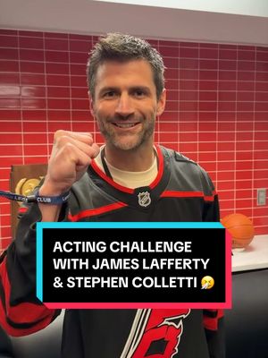 James & Stephen slayyyyed this challenge ofc 🙂‍↕️ #NHL #StanleyCup #JamesLafferty #StephenColletti #ActingChallenge 