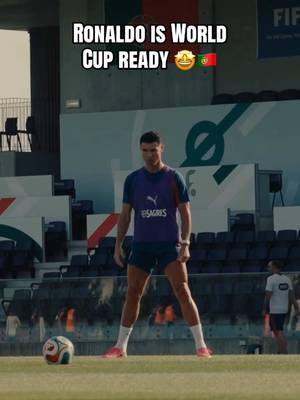 Cristiano Ronaldo practicing his free-kicks today 😮‍💨🇵🇹 (IG: Cristiano) #ronaldo #cr7 #cristianoronaldo #worldcup #football 