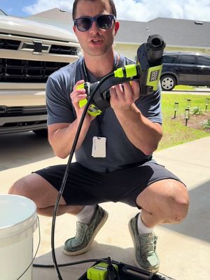 The perfect cleaning tool #cordlesspressurewasher #pressurewasher ##fathersdaygift #dealsforyoudays 
