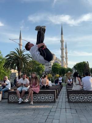 Perfectly aligned with the minarets  #turkey #istanbul #trending #fyp #travel 