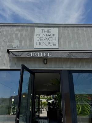 Checked into The Montauk Beach House for the weekend 🤩 #montauk #hamptons #montaukbeachhouse 
