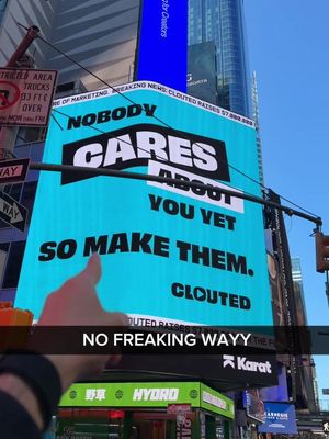 COMPUTA MAKE THIS BILLBOARD SUPER CLOUTED AND SUPA COOL #newyork 