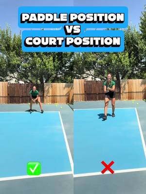 Did you know your ready position looks different at every spot on the court?  #pickleball #pickleballtips #pickleballtraining #pickleballstrategy #pickleballcoach 