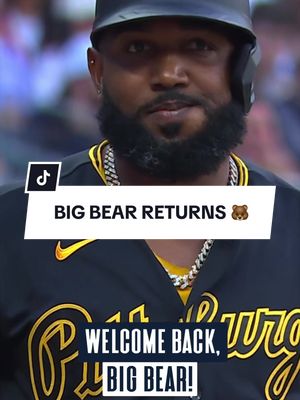 Welcome back, Big Bear! 🐻 #braves #MLB 