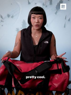 If Portland had an official carry-on, it might just be The North Face Base Camp Duffel. Ameya Okamoto got the memo early. #XRayed powered by The North Face