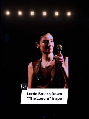 Turns out “The Louvre” started with a little juicy summer weather—just like tonight @Gov Ball… #lorde #govball #music #thelouvre #melodrama