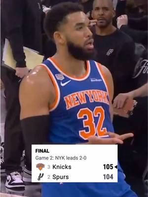 SERIES 2-0. #NewYorkKnicks #TheFinals 