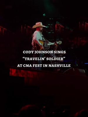 No tears were shed when #codyjohnson took the #CMAfest stage! 🔥 🎶 #Nashville #MusicCity #CodyJohnson @Country Music Association 