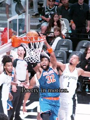 A work of art 🖼️ Catch the NBA Finals exclusively on ABC #nbafinals #basketball #knicks #spurs #karlanthonytowns 