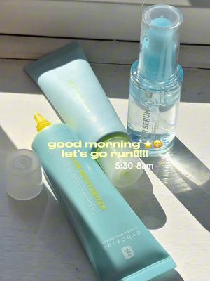 there’s one thing for certain this summer and that’s my skin being hydrated🙂‍↕️🙂‍↕️💦💦☀️☀️Ad the new @Erborian hydration range is the perfect skincare this summer for when the weather gets warmer and our skin starts to become dryer!!!🫰☀️ how glowy is my skin in the sun on my run!!!! Fingers crossed the sun comes back out soooon🥹🫰 #koreanskincare 