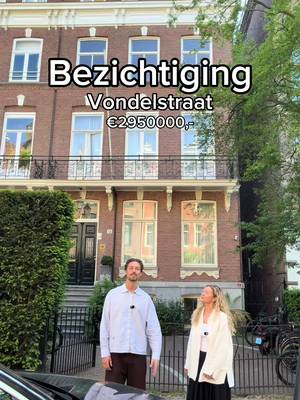 Geen gek optrekje😮 Naast Vondelpark zit het, maar ook om de hoek bij Leidse. Maar nog ff doorsparen🤣 #funda #bezichtiging #huis #kopen #interieur