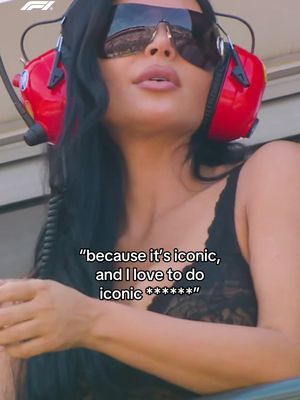 @Kim Kardashian watches on from the @ferrari garage 👀 #f1 #monacogp #Motorsport #kimkardashian