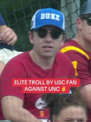 united against UNC today 🤣 #usc #collegebaseball #duke #unc 