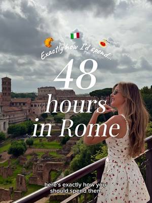 ROME IN 48 HOURS 🇮🇹 Rome is one of the busiest cities I’ve ever visited…which means timing is everything and the best meals are hidden away from the main tourist hotspots 🔐 Save this post & send it to your Rome travel buddy! Places still on my Rome list👇 TO DO -Baths of Caracalla -Villa Doria Pamphili  -Fassi gelato tour  -Fiat 500 or Vespa city tour -Giuseppe Garibaldi Monument -Galleria sciarra -Porta Portese market  -Basilica di Sant’Andrea della Valle RESTAURANTS -Roscioli Salumeria con Cucin -Hostaria Da Cesare Bottega Storica dal 1921 -Matricianella -La Buca di Ripetta  -Trattoria Da Enzo -Nannarella  -Mariuccia Campo dè Fiori  -Locanda Coronari (also has secret bar) -Ristorante Pancrazio dal 1922  DRINKS/DESSERTS/BAKERIES -Formaessenza Il gelato di Stefano Ferrara -Otaleg ice cream  -Mr. 100 Tiramisù  -Pompi tiramisu  -NOTOS rooftop -Casa Monti rooftop -Giolitti bakery -Giuffrè Forno & Gelato -Faro  Would you still visit Rome right now, or would you choose a less crowded Italian city instead? • • • Rome itinerary | Rome travel guide | how to spend a weekend in Rome | best restaurants in Rome | things to do in Rome | Europe city break | summer in Europe | travel inspiration #citybreak #romeitinerary #rometravel #travelguide