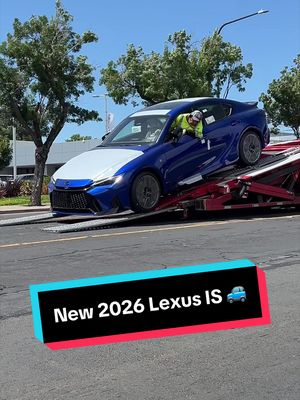 Ultrasonic Blue Mica paint 🚙 New 2026 Lexus IS 350 F SPORT Design fresh from the factory! #lexususa #lexusofconcord #lexusis 