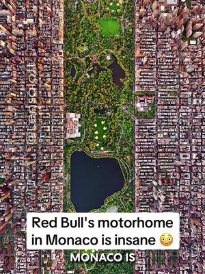 Monaco is so small that most teams choose not to bring their motorhomes... except Red Bull 👀 #f1 #formulaone #monacogp #fyp 