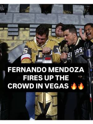 Vegas’ QB1 got the crowd ready for Game 3 of the Stanley Cup Final! 👏👏 [via @vegasgoldenknights]