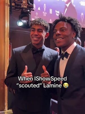 And look at them now 🤩 @IShowSpeed @Lamine Yamal #football #ishowspeed #lamineyamal #barcelona (via @fcbarcelona)