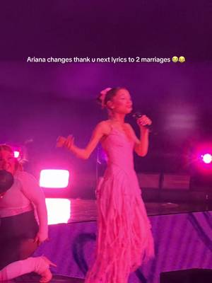 she said ok well actually twice 😂 #arianagrande #eternalsunshine #eternalsunshinetour #openingnight #oakland   