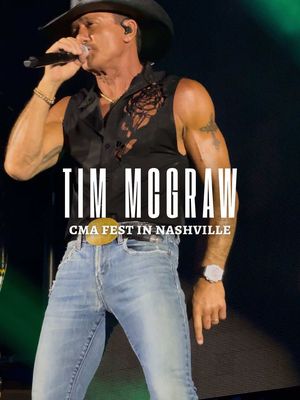 Closing out the night with a true country music legend. 🎤🔥 @Tim McGraw is giving the #CMAfest crowd a performance to remember! @Country Music Association  #Nashville #MusicCity #OnlyInNashville #TimMcGraw 