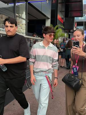 Happy to see you in town Noah 🤩 #MonacoGP #F1 #MonacoCircuit #NoahSchnapp #StrangerThings @Stranger Things 